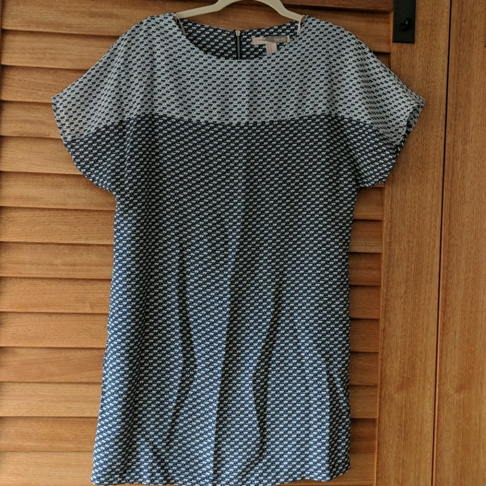 Sailboat print mini dress